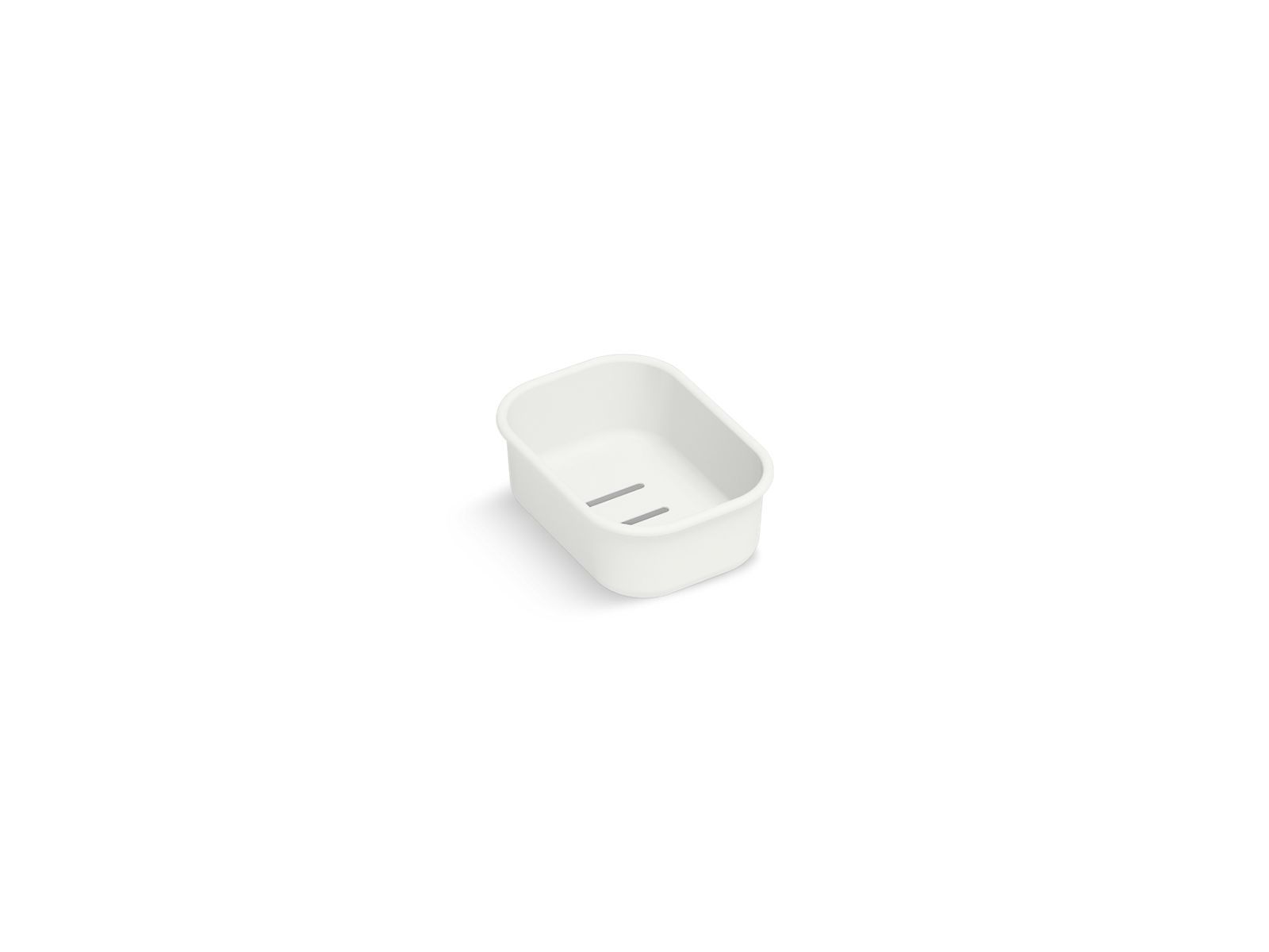 KOHLER K-36795 Colander for Audrine Kitchen Sink, Cloude White - 3/4 view of product