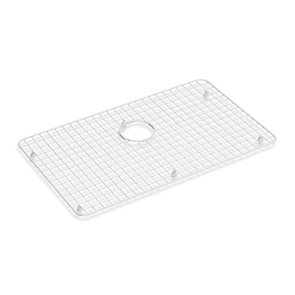 KOHLER K-37648 Sink Rack for Audrine Farmhouse Kitchen Sink, Cloude White - 3/4 view of product