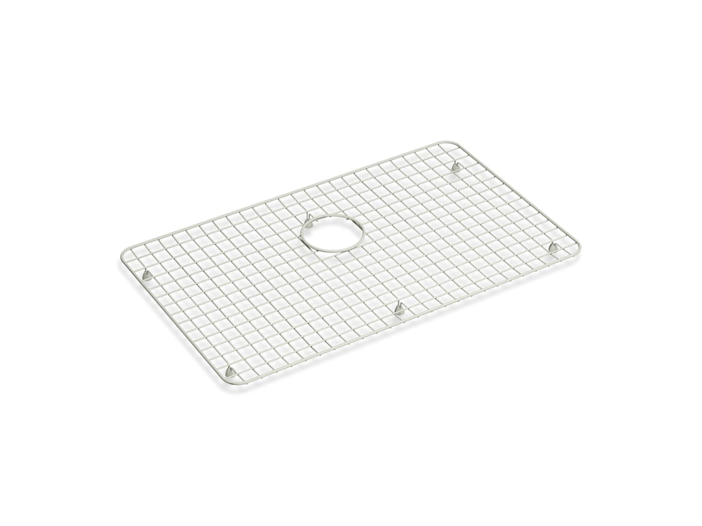 KOHLER K-37648 Sink Rack for Audrine Farmhouse Kitchen Sink, Dune - 3/4 view of product