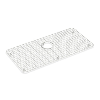 KOHLER K-37649 Sink Rack for Audrine Kitchen Sink, Cloude White - 3/4 view of product