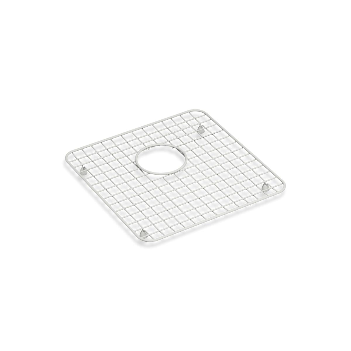 KOHLER K-37651 Sink Rack for Audrine Kitchen Sink, Cloude White - 3/4 view of product