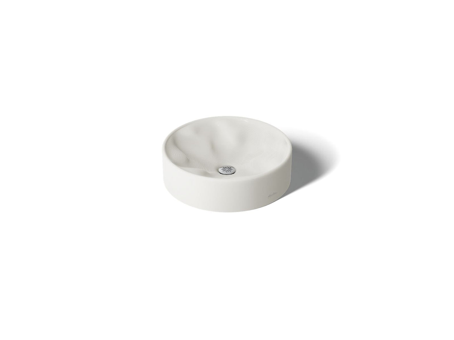 KOHLER K-37692 Rista 16-1/4" round vessel bathroom sink, no overflow
