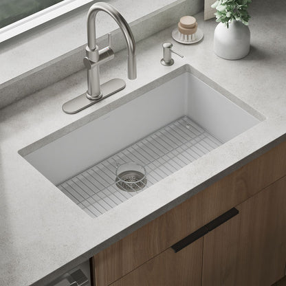 KOHLER K-37716 Billings Sink Rack, Stainless Steel - Shows close up detail of product in room