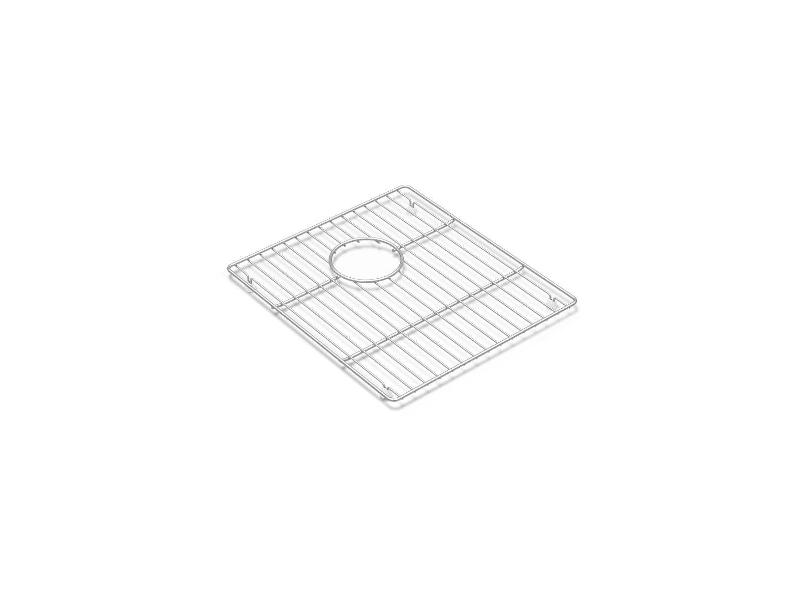 KOHLER K-37718 Billings Sink Rack, Stainless Steel - 3/4 view of product