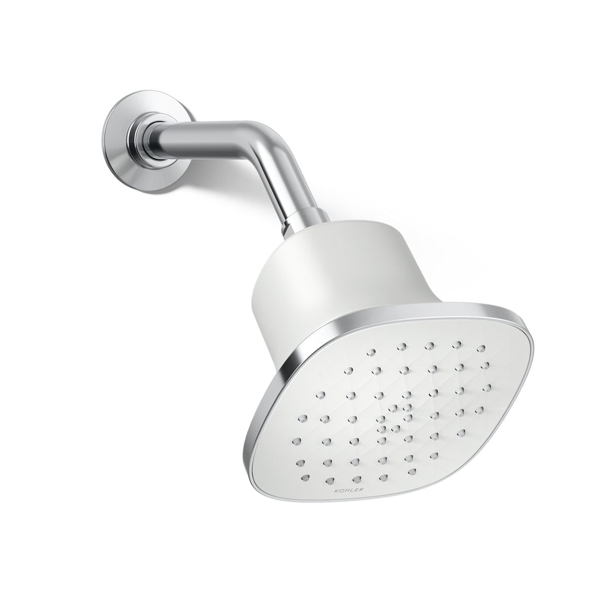 KOHLER Cinq™ Square single-function filtered showerhead, 1.75 gpm