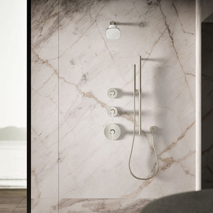 KOHLER Cinq™ Square single-function filtered showerhead, 1.75 gpm