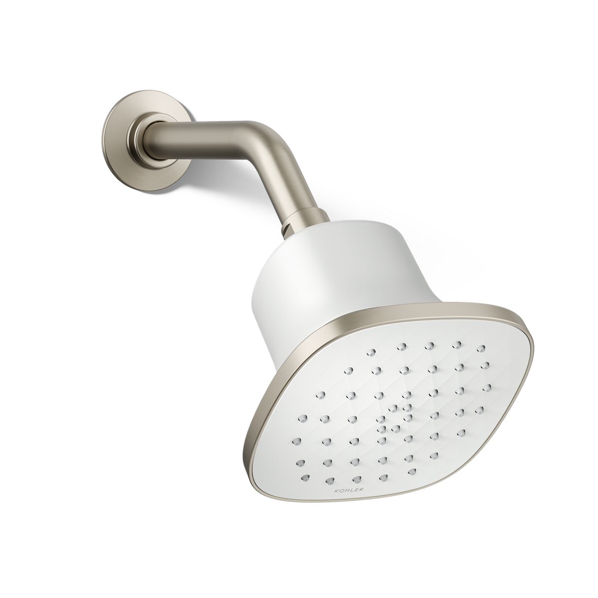 KOHLER Cinq™ Square single-function filtered showerhead, 2.5 gpm