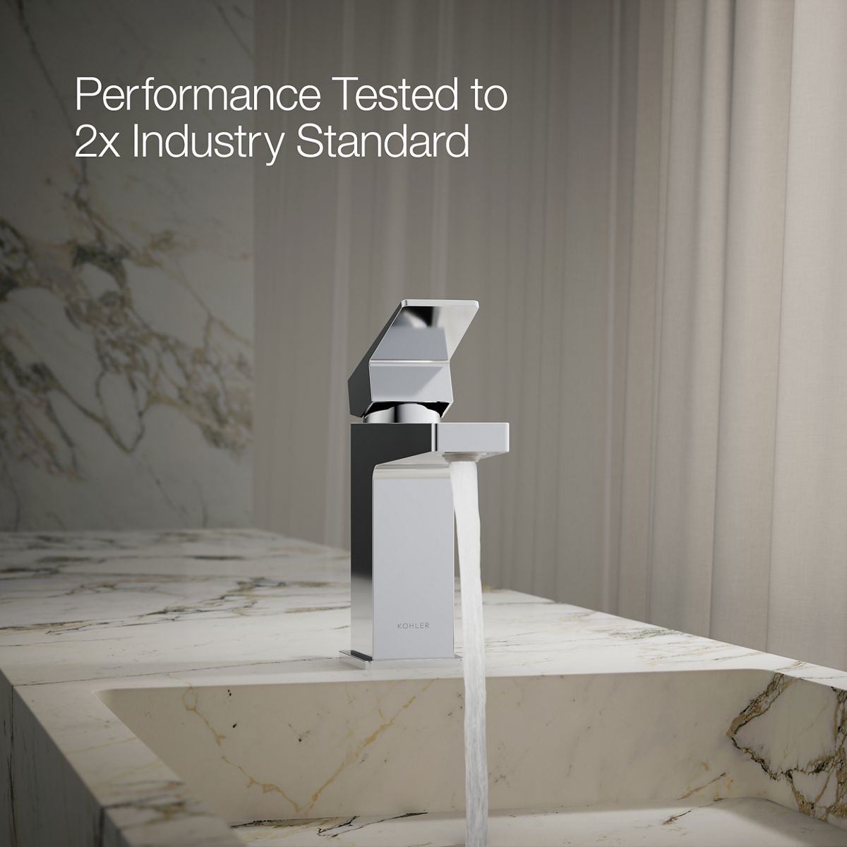 KOHLER Honesty Single-handle bathroom sink faucet, 1.2 gpm