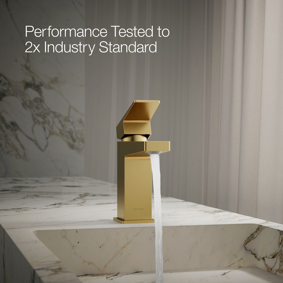KOHLER Honesty Single-handle bathroom sink faucet, 1.2 gpm