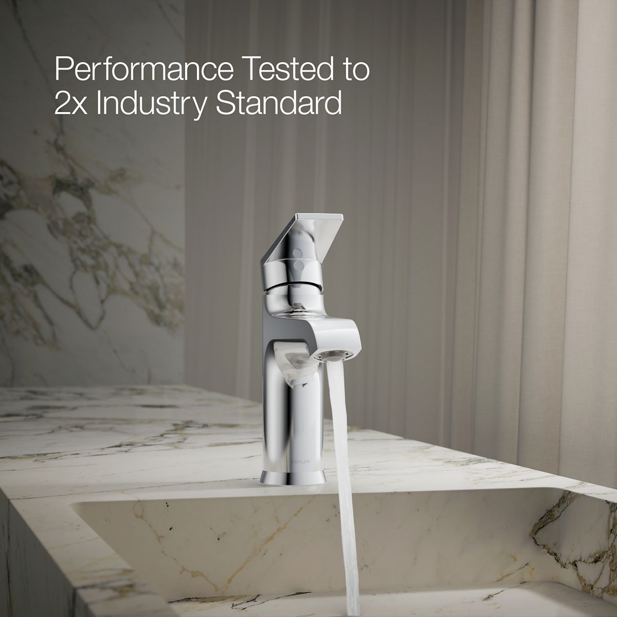 KOHLER Hint Single-handle bathroom sink faucet, 1.2 gpm