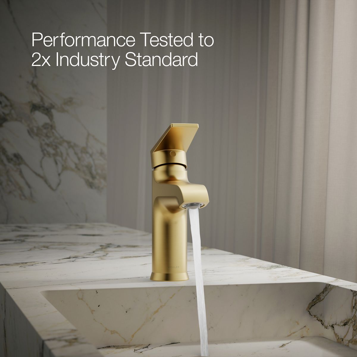 KOHLER Hint Single-handle bathroom sink faucet, 1.2 gpm