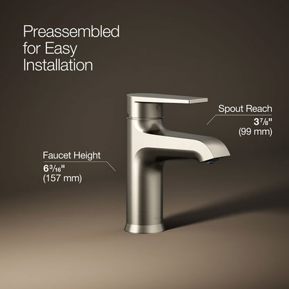 KOHLER Hint Single-handle bathroom sink faucet, 1.2 gpm