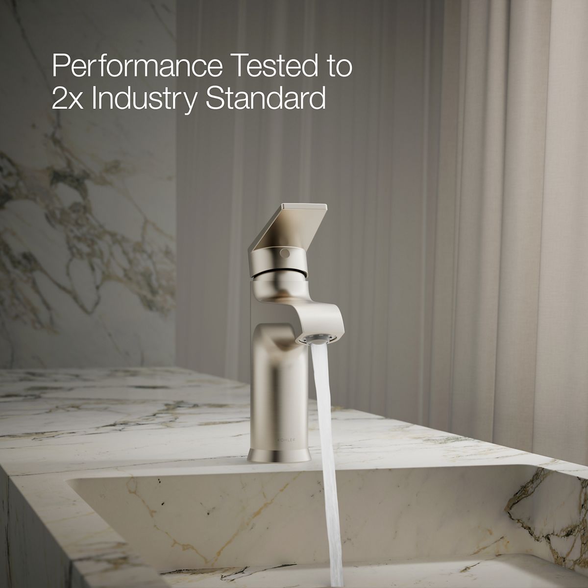 KOHLER Hint Single-handle bathroom sink faucet, 1.2 gpm