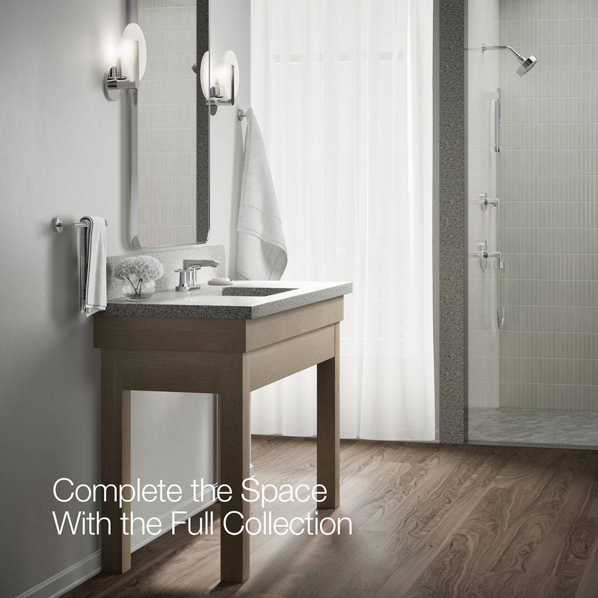 KOHLER Hint Centerset bathroom sink faucet, 1.2 gpm
