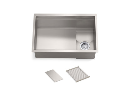 KOHLER K-37911 Synthos 27-3/4" undermount single-bowl kitchen sink