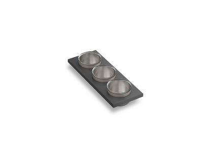 KOHLER K-37914-PAP Synthos Three-piece workstation sink prep bowl set, default title