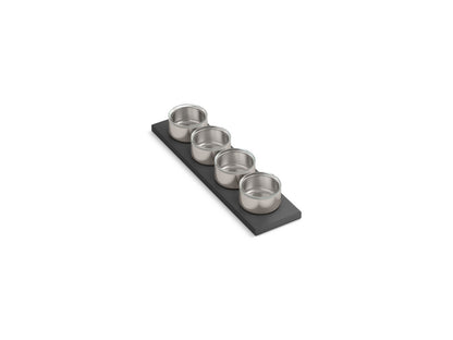KOHLER K-37915-PAP Synthos Four-piece workstation sink garnish bowl set, default title