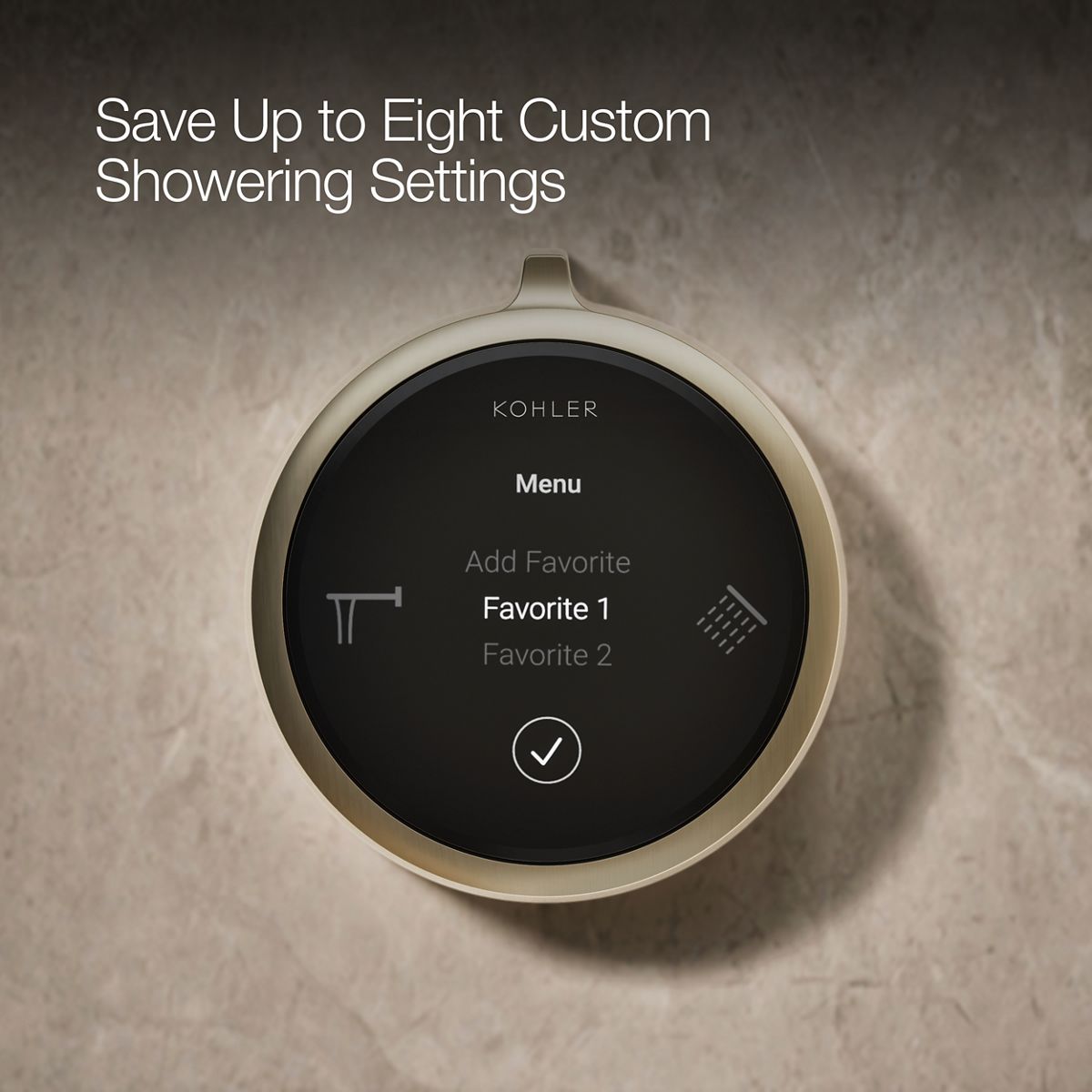 KOHLER K-37930 Anthem Duo Two-outlet bath/shower digital control