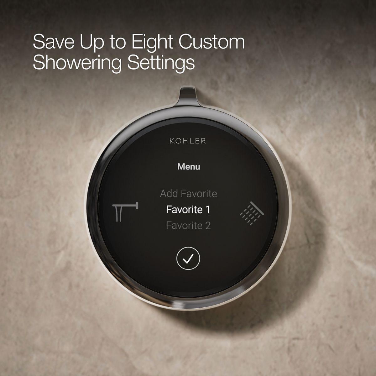 KOHLER K-37930 Anthem Duo Two-outlet bath/shower digital control
