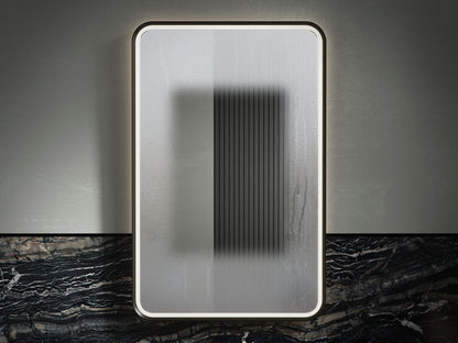 KOHLER Essential Ultrabright 22" x 34" rectangular lighted framed mirror