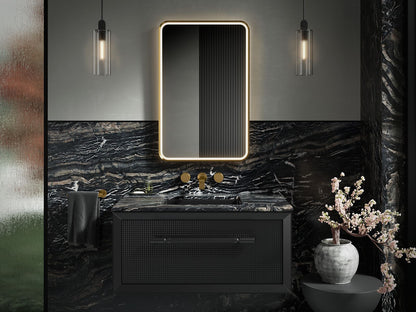 KOHLER Essential Ultrabright 22" x 34" rectangular lighted framed mirror