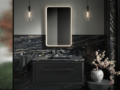 KOHLER Essential Ultrabright 22" x 34" rectangular lighted framed mirror