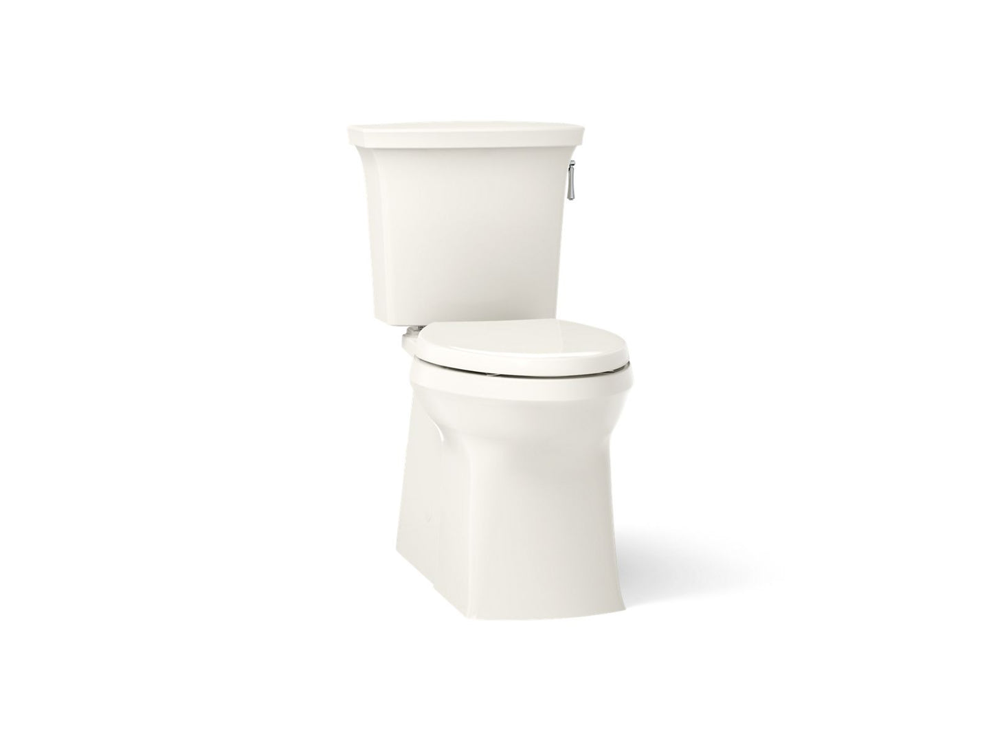 KOHLER K-3814-RA Corbelle ComForteeight Two-piece elongated 1.28 gpf chair height toilet with right-hand trip lever