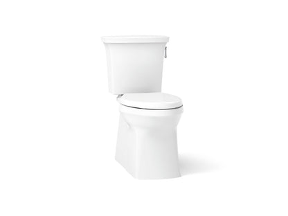 KOHLER K-3814-RA Corbelle ComForteeight Two-piece elongated 1.28 gpf chair height toilet with right-hand trip lever