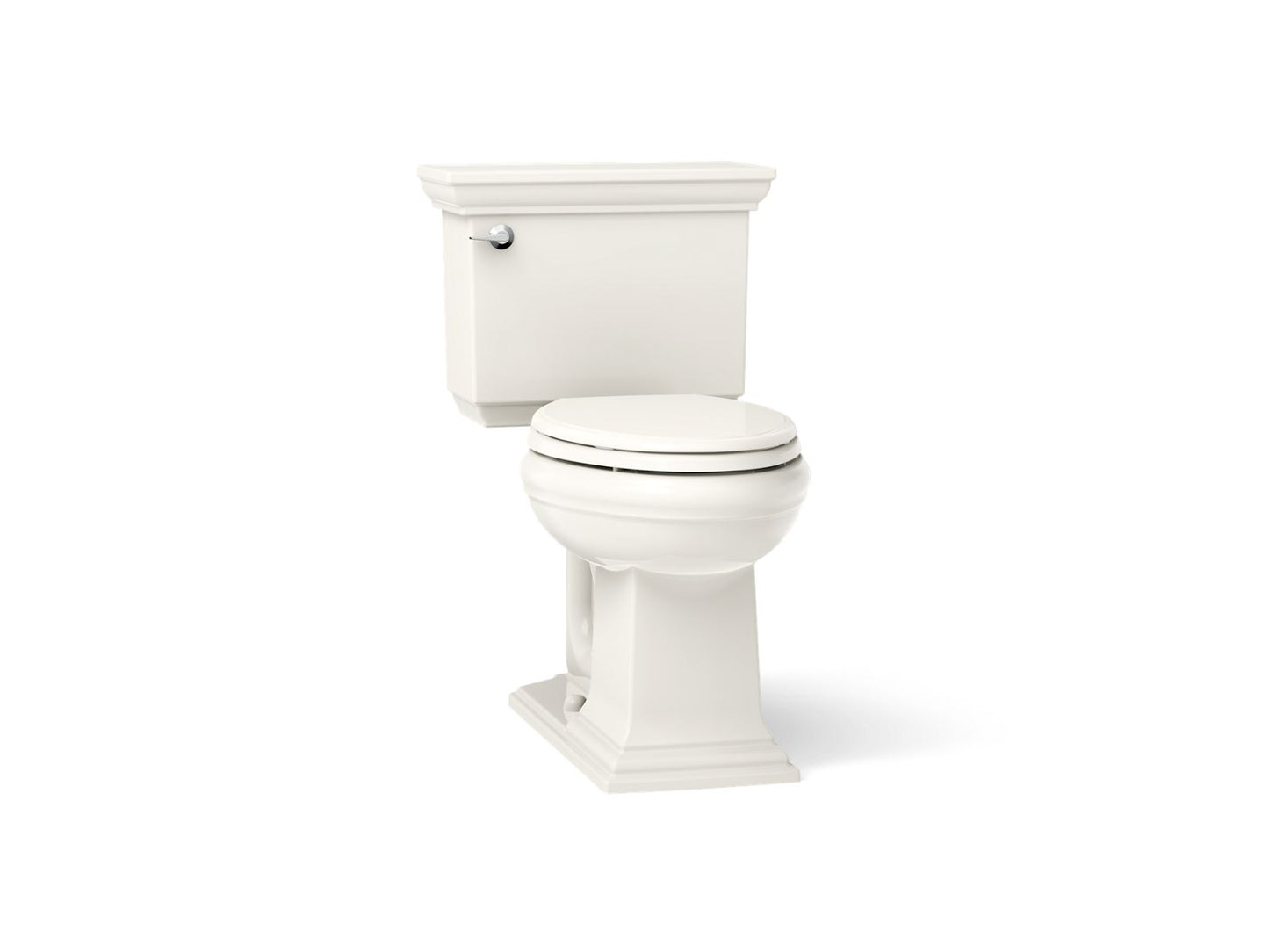 KOHLER K-3817-RA Memoirs Stately ComForteeight Two-piece elongated 1.28 gpf chair height toilet with right-hand trip lever