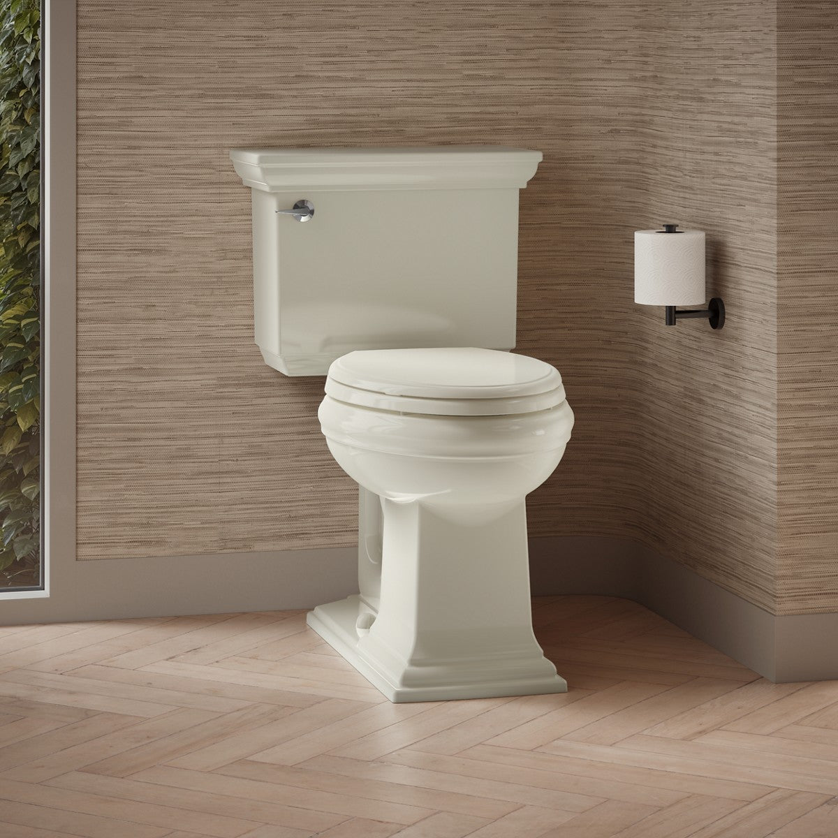 KOHLER K-3817 Memoirs Stately ComForteeight Two-piece elongated 1.28 gpf chair height toilet