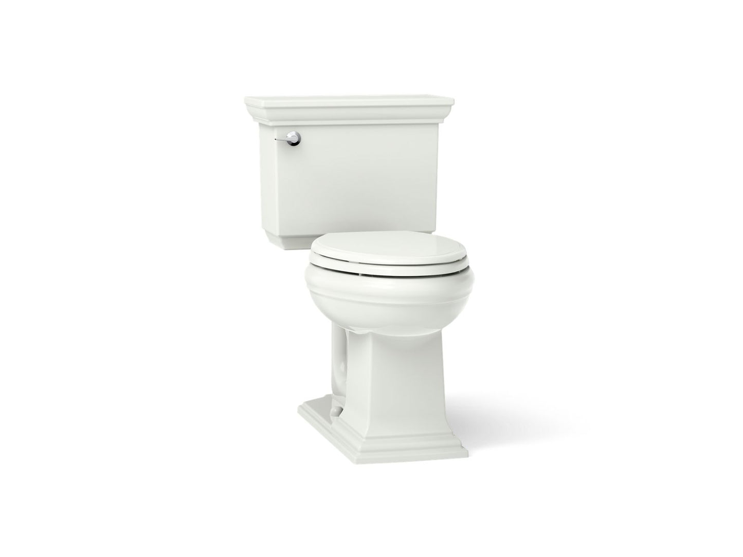 KOHLER K-3817-RA Memoirs Stately ComForteeight Two-piece elongated 1.28 gpf chair height toilet with right-hand trip lever