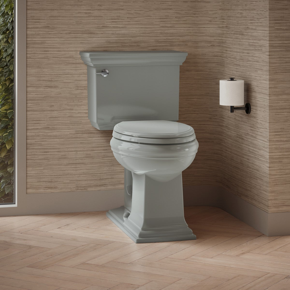 KOHLER K-3817 Memoirs Stately ComForteeight Two-piece elongated 1.28 gpf chair height toilet