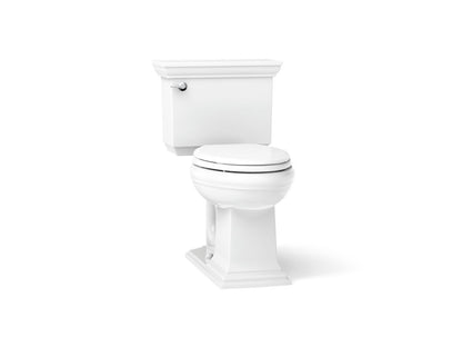 KOHLER K-3817-RA Memoirs Stately ComForteeight Two-piece elongated 1.28 gpf chair height toilet with right-hand trip lever