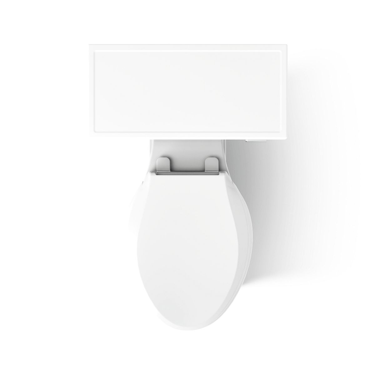 KOHLER K-3817-RA Memoirs Stately ComForteeight Two-piece elongated 1.28 gpf chair height toilet with right-hand trip lever - White