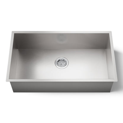 KOHLER K-3821 Vault 32" undermount single-bowl large kitchen sink