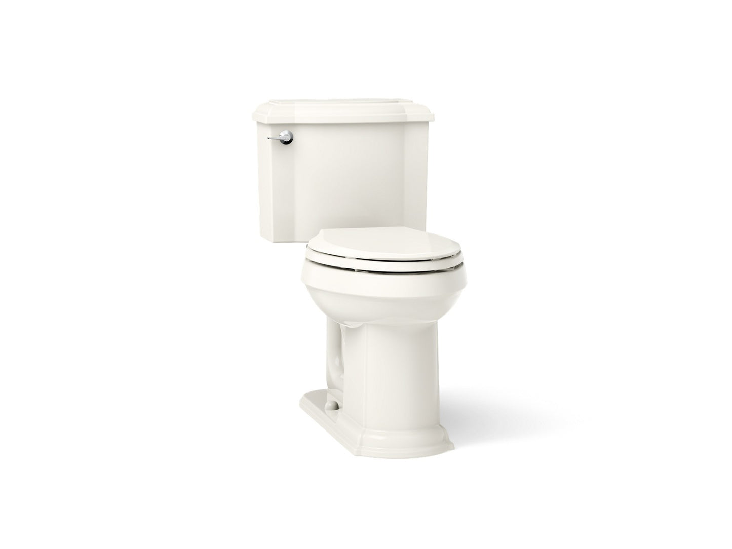 KOHLER 3837 Devonshire Two-piece elongated toilet, 1.28 gpf