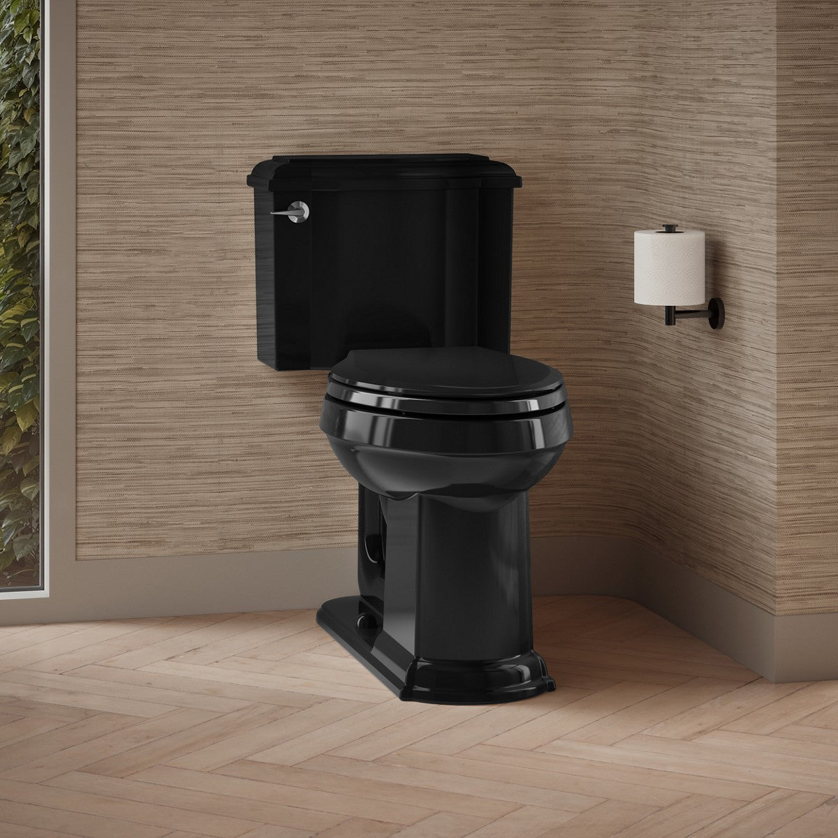 KOHLER 3837 Devonshire Two-piece elongated toilet, 1.28 gpf