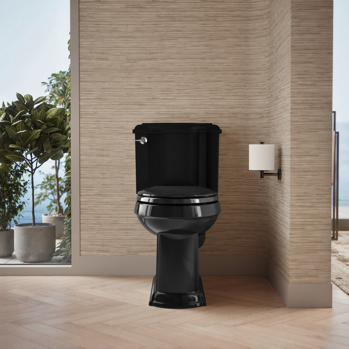 KOHLER 3837 Devonshire Two-piece elongated toilet, 1.28 gpf
