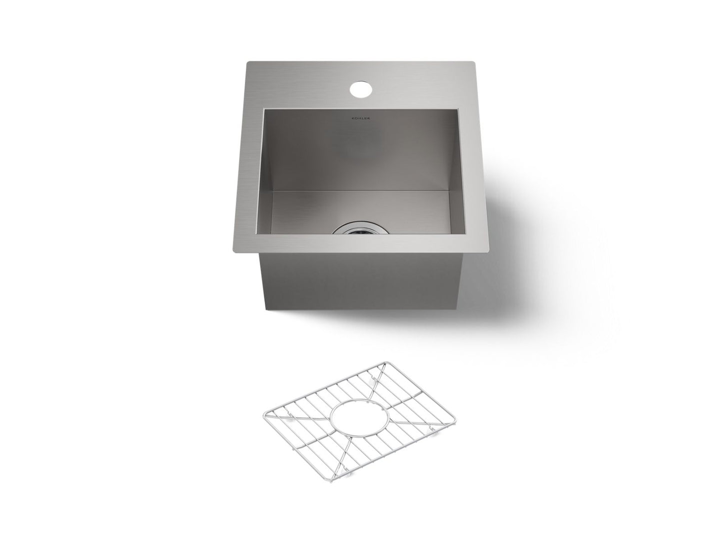 KOHLER K-3840-1 Vault 15" top-/undermount bar sink