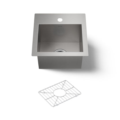 KOHLER K-3840-1 Vault 15" top-/undermount bar sink