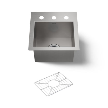 KOHLER K-3840-3 Vault 12-1/4" top-/undermount bar sink