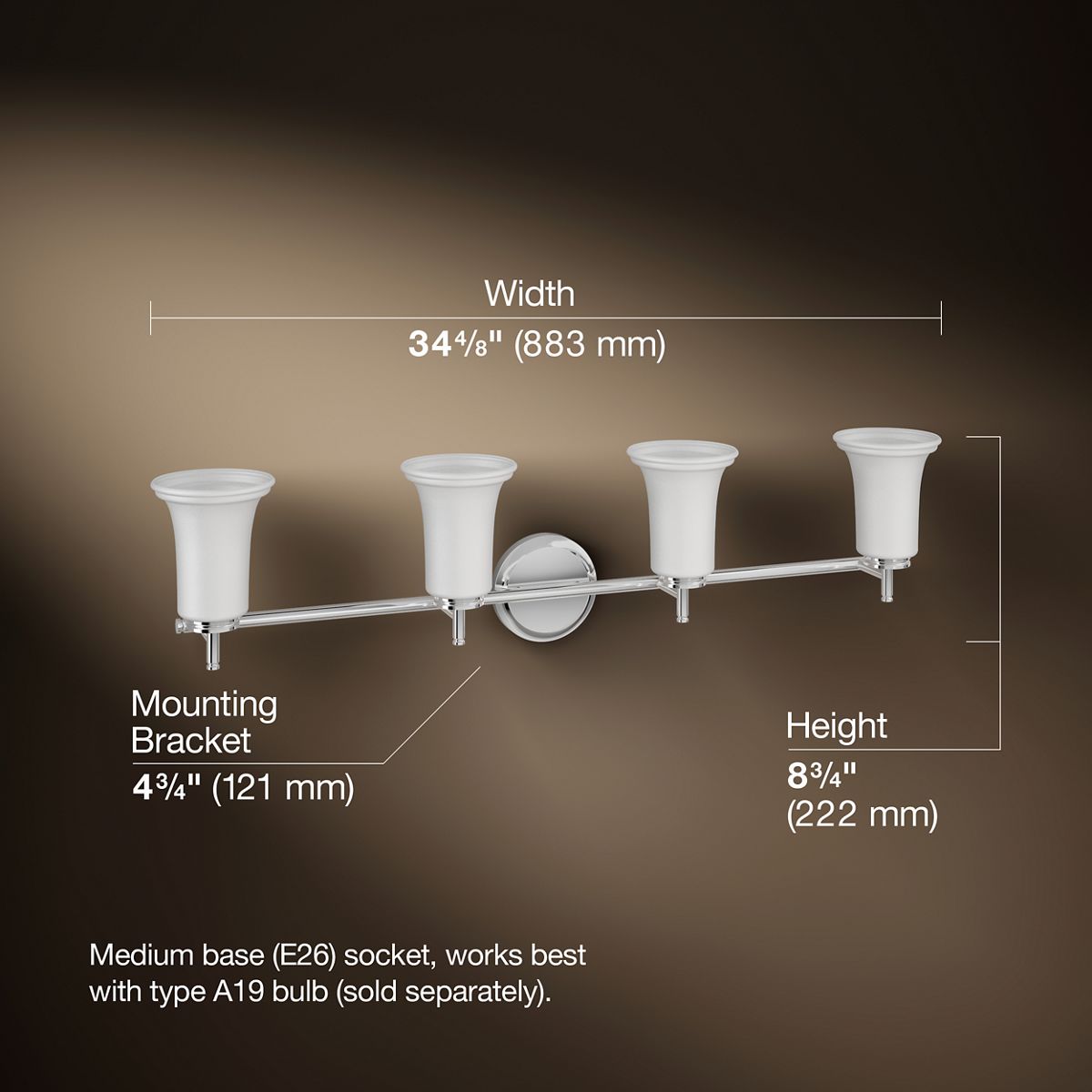 close-up view of product detail