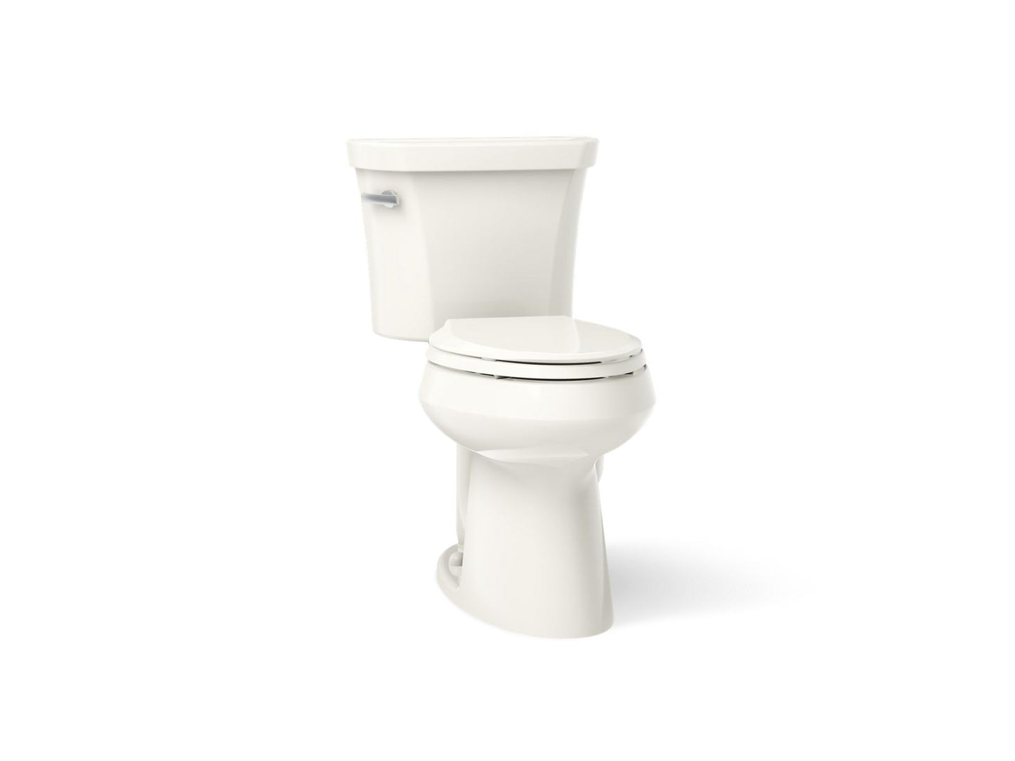 KOHLER K-3889-RA Highline ComForteeight Two-piece elongated 1.28 gpf chair height toilet with right-hand trip lever and 10" rough-in