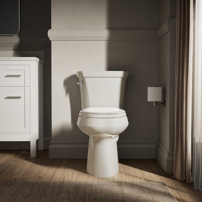 KOHLER K-3889 Highline ComForteeight Two-piece elongated 1.28 gpf chair height toilet with 10" rough-in