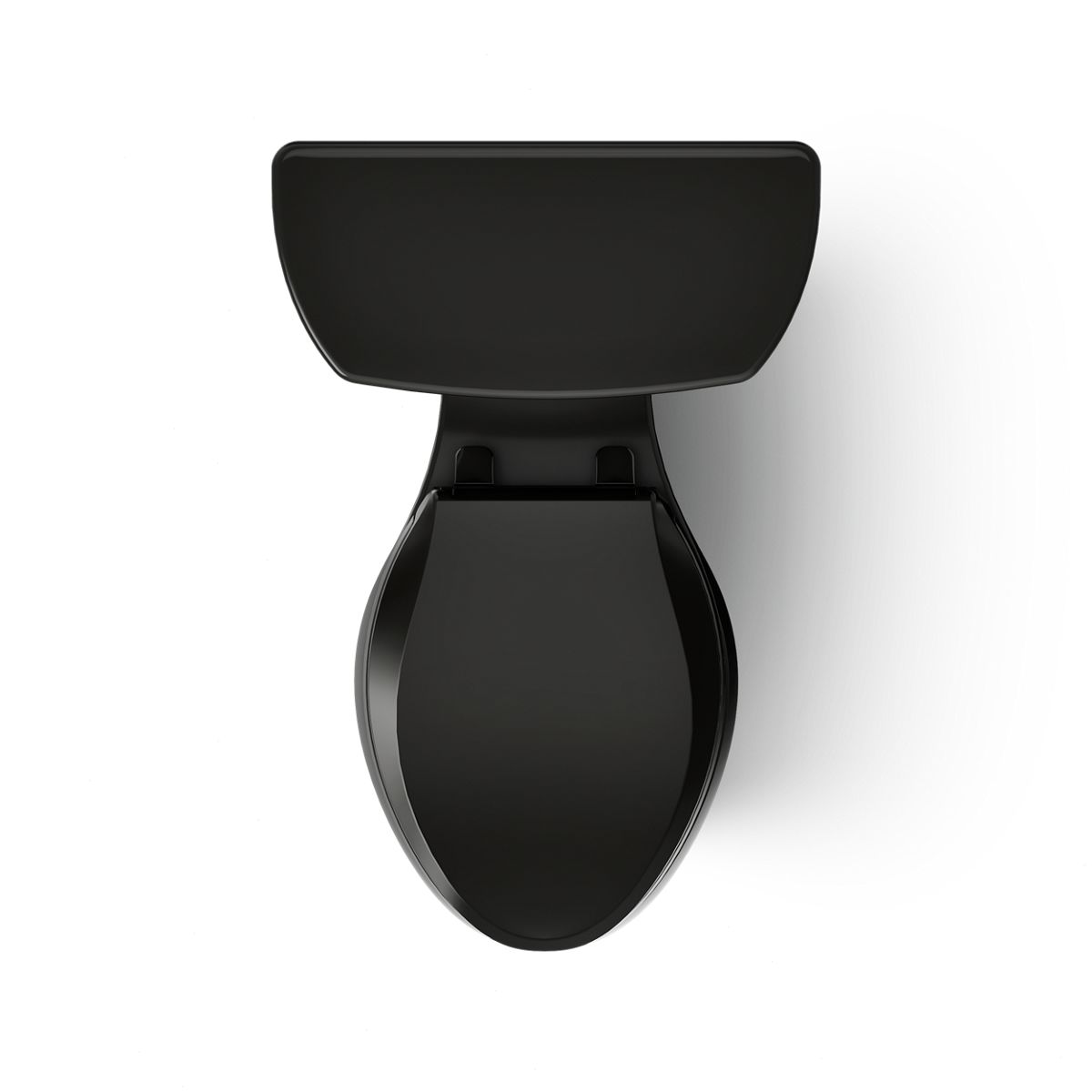 KOHLER K-3889 Highline ComForteeight Two-piece elongated 1.28 gpf chair height toilet with 10" rough-in - Black Black