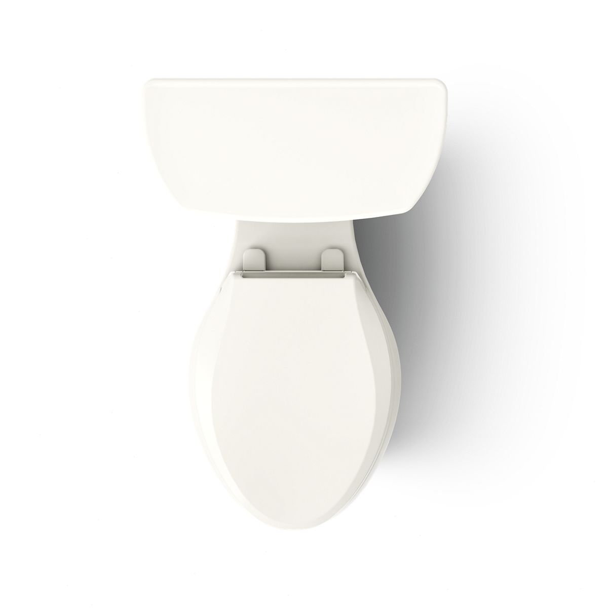 KOHLER K-3889-RA Highline ComForteeight Two-piece elongated 1.28 gpf chair height toilet with right-hand trip lever and 10" rough-in - Biscuit