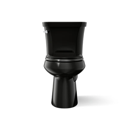 KOHLER K-3889-T Highline ComForteeight Two-piece elongated 1.28 gpf chair height toilet with tank cover locks and 10"...