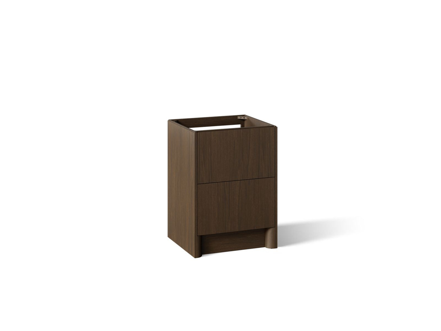 KOHLER K-39265 Statement 24" Bathroom Vanity Cabinet, Draper Oak - 3/4 view of product