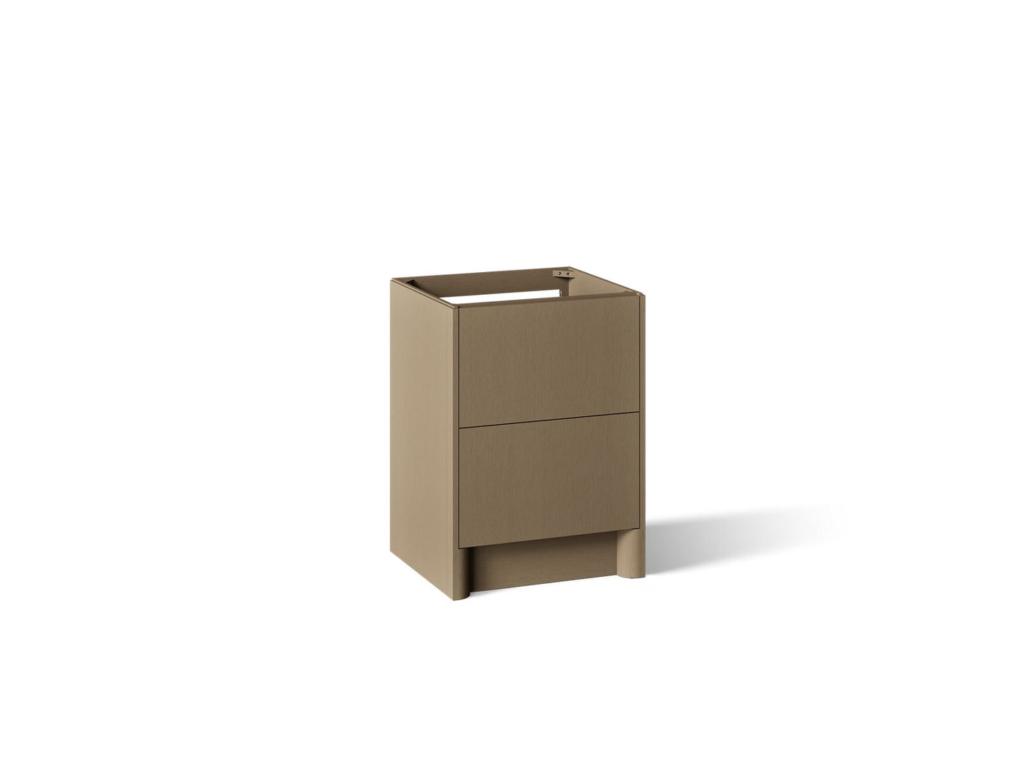KOHLER K-39265 Statement 24" Bathroom Vanity Cabinet, Pale Oak - 3/4 view of product