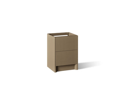 KOHLER K-39265 Statement 24" Bathroom Vanity Cabinet, Pale Oak - 3/4 view of product